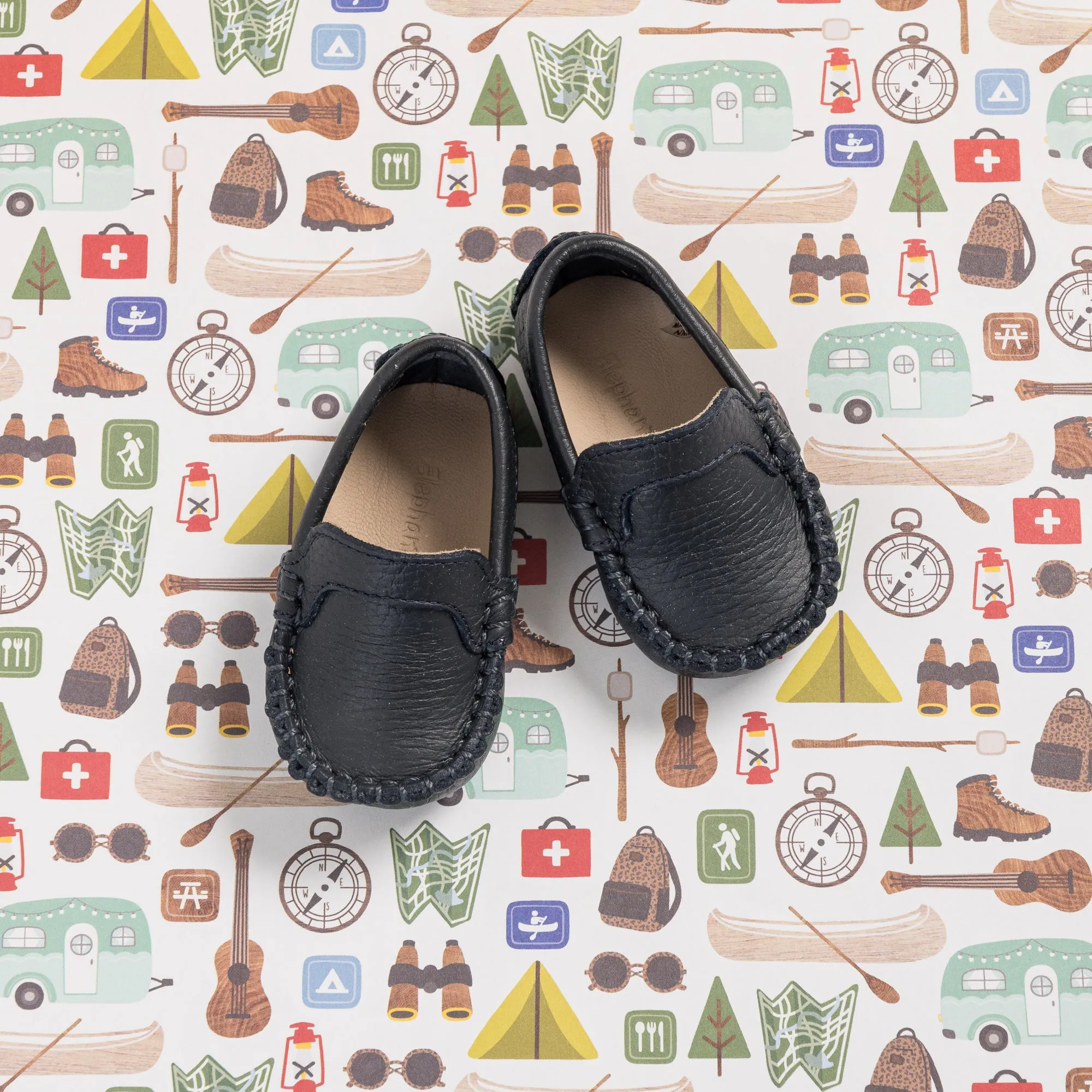 Moccasin for Baby Navy Blue