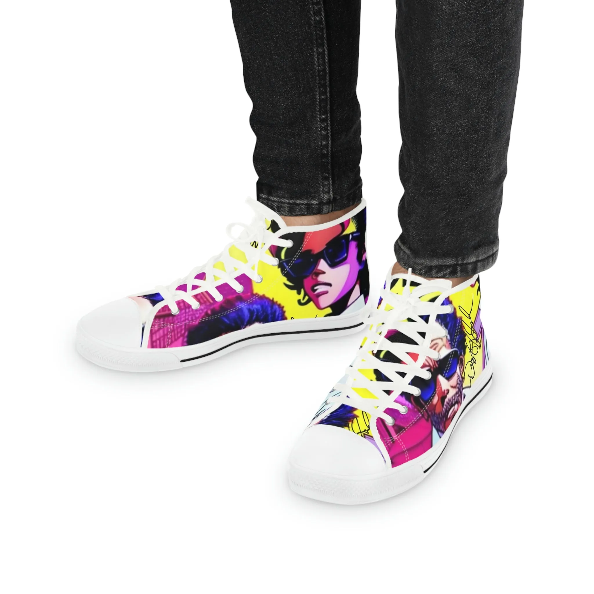 MyDreamMyTee Men's High Top Sneakers