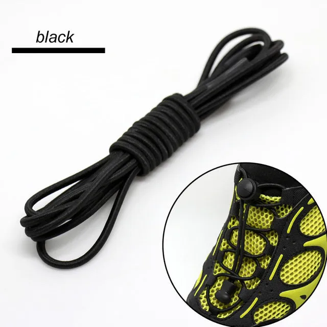 No Tie Elastic Shoelace Locking Shoe Laces Shoestrings Running Triathlon Sports Laces Hiking Shoelaces Children Elastic Shoelace