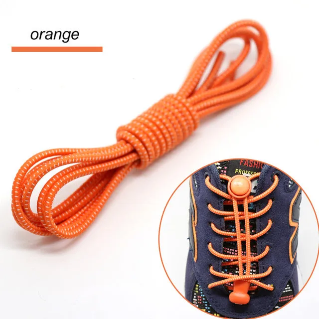 No Tie Elastic Shoelace Locking Shoe Laces Shoestrings Running Triathlon Sports Laces Hiking Shoelaces Children Elastic Shoelace