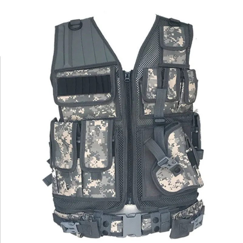 Outdoor Adventure Equipment Camouflage Tactical Vest Amphibious Field Adventure Vest