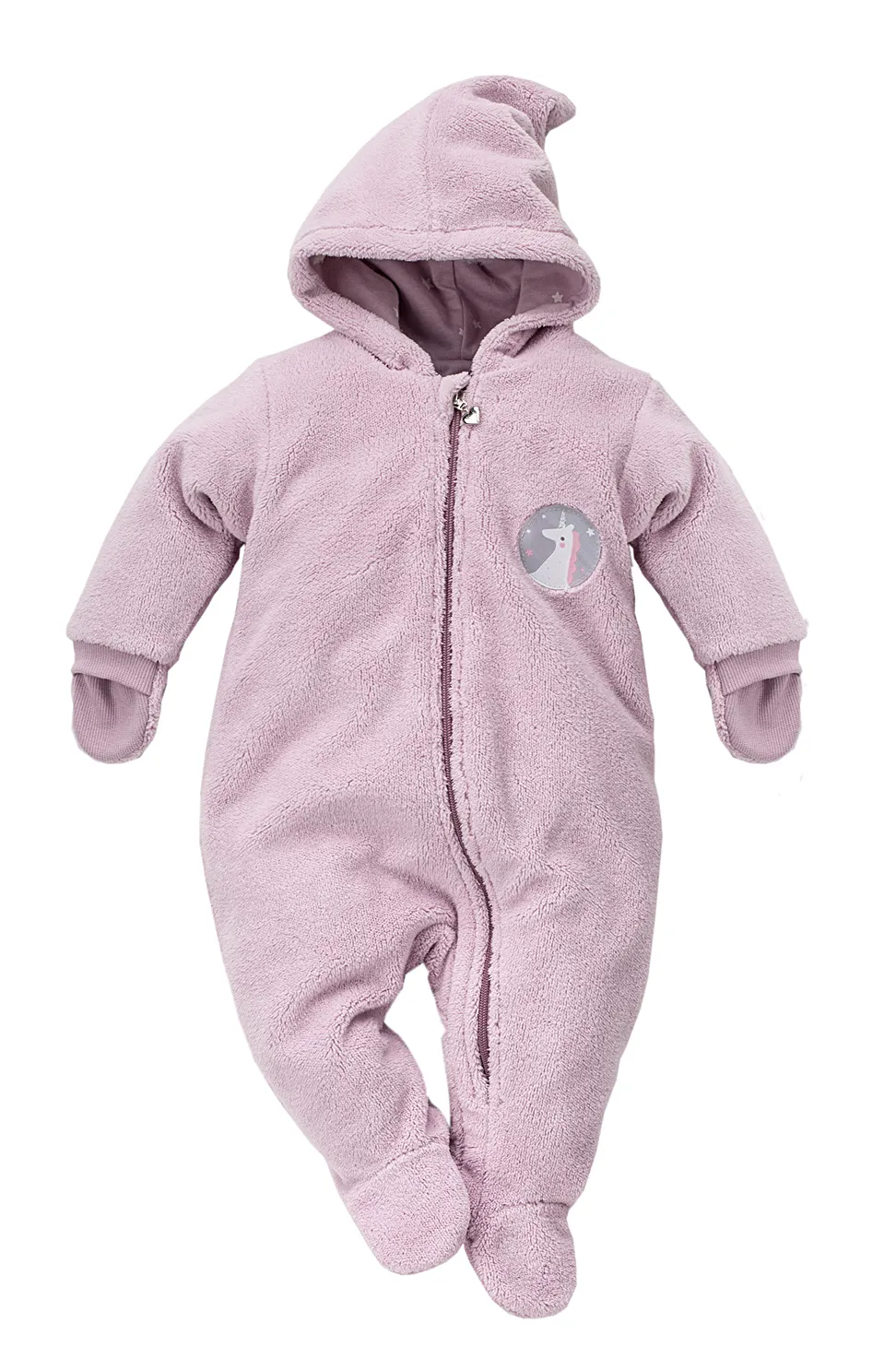 PINOKIO Baby Girl Pramsuit Unicorn Pink (1-6mths)