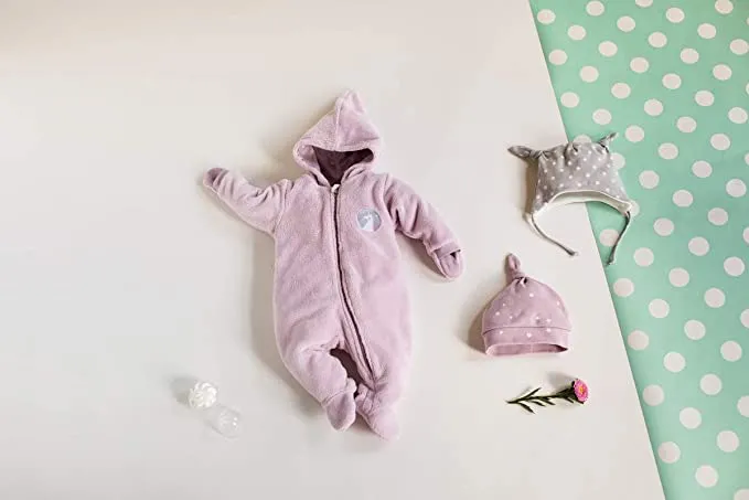 PINOKIO Baby Girl Pramsuit Unicorn Pink (1-6mths)