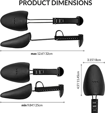 Plastic Shoe Trees for Men 10 Pairs