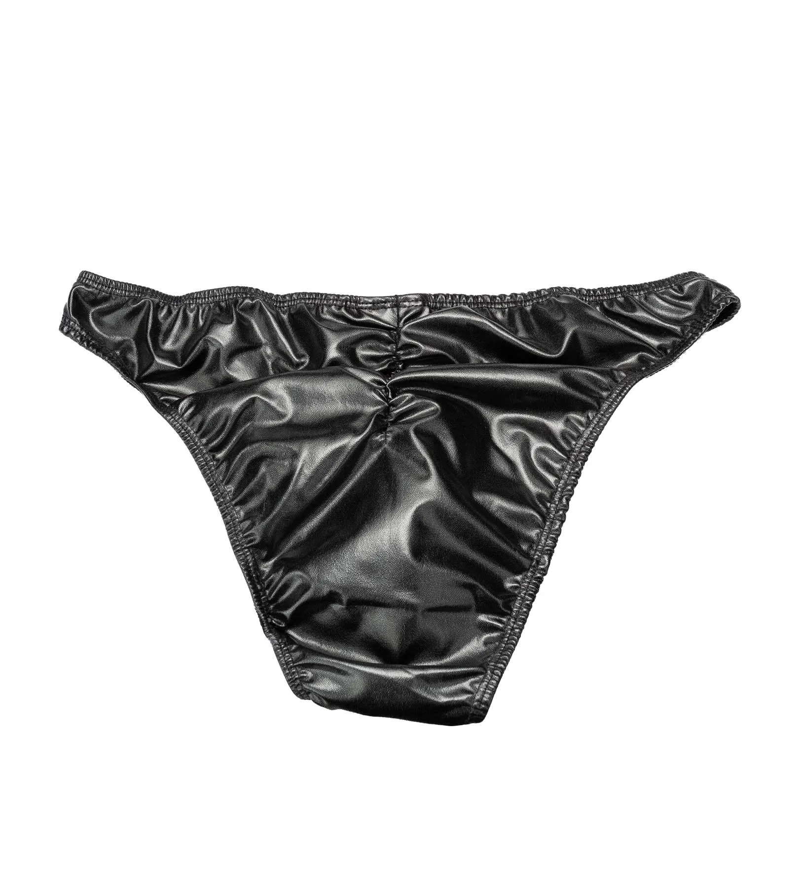 Pro Cut Posing Trunks with Scrunch - Jet Black