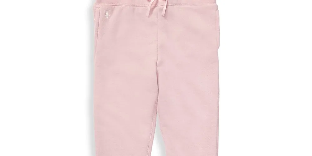 Ralph Lauren Kids French Terry Leggings Pink Size 12/14