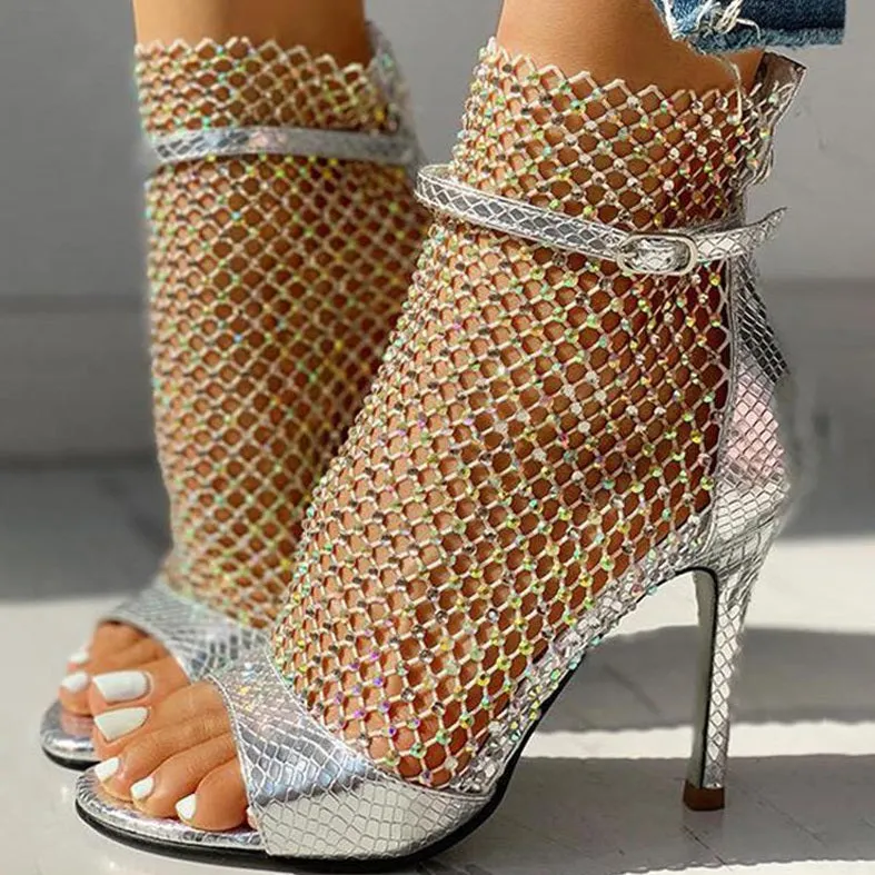 RHINESTONE High Heels