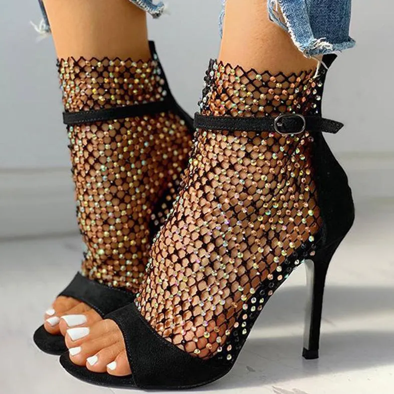 RHINESTONE High Heels