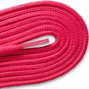 Round Athletic Laces - Neon Pink (2 Pair Pack) Shoelaces