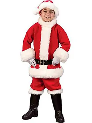 Rubie's Costume Co Flannel Child Santa Suit Costume, Large, Large