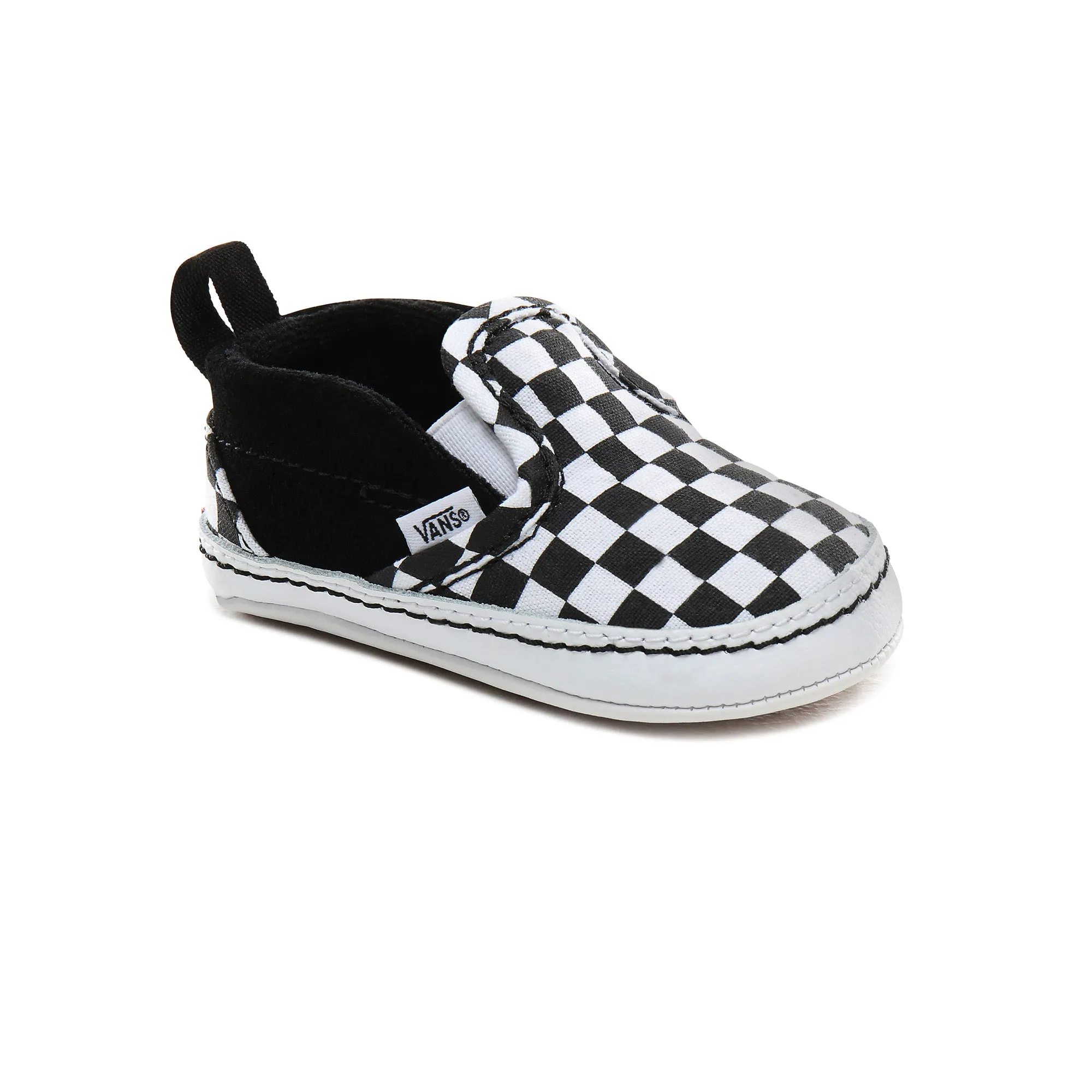 SLIP-ON V CRIB | CHECKER BLACK /TRUE WHITE