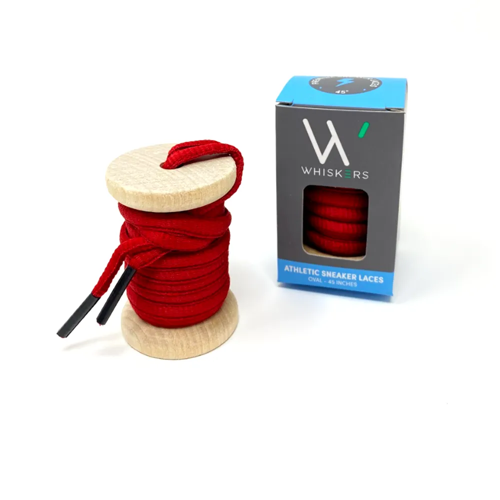 Solid Red Athletic Sneaker Laces