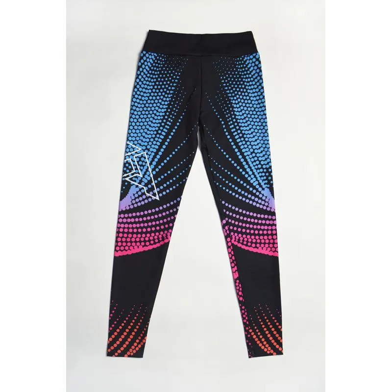 Sports Gradient Geometric Elasticity Yoga Fitness Sports Leggings