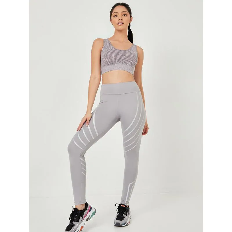 Sports High-Waisted Running Yoga Offset Printing Fitness Sports Leggings