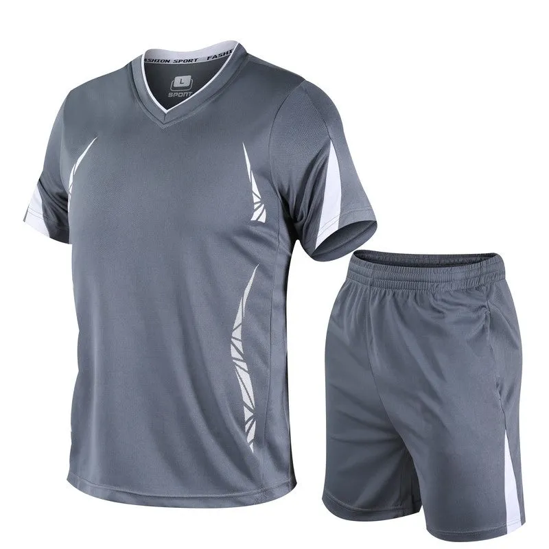 Sportswear Suit Clothes Quick-Drying Casual Running Loose Fit Sportswear Fitness Sports Set