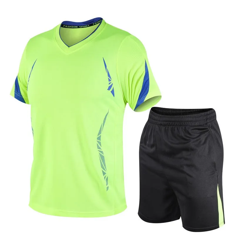 Sportswear Suit Clothes Quick-Drying Casual Running Loose Fit Sportswear Fitness Sports Set