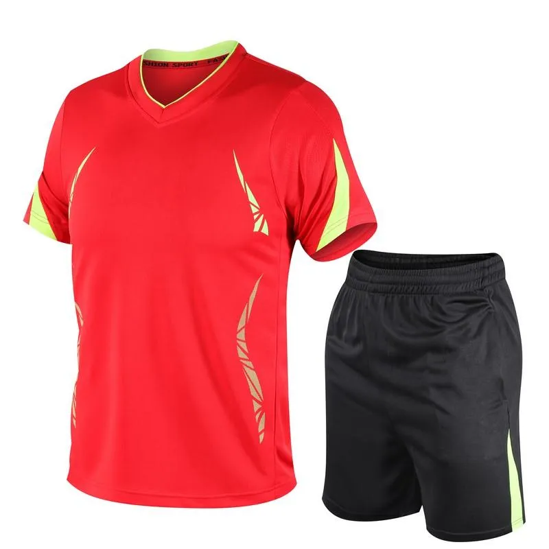 Sportswear Suit Clothes Quick-Drying Casual Running Loose Fit Sportswear Fitness Sports Set