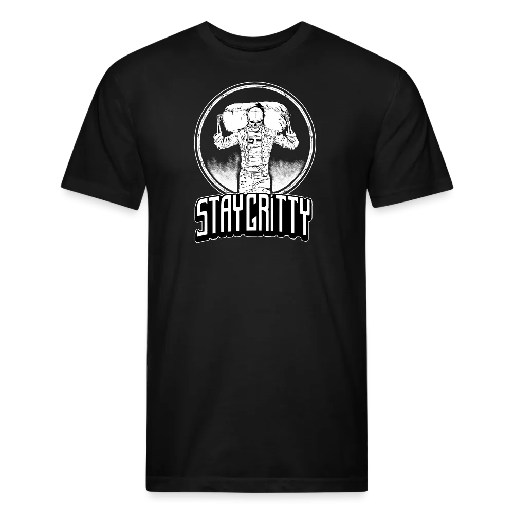 Stay Gritty Fitted T-Shirt