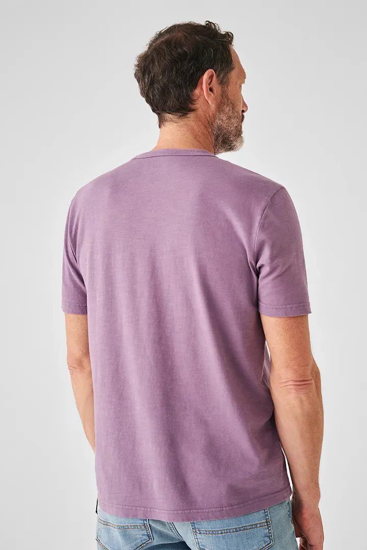 SUNWASHED POCKET TEE - WASHED VIOLET