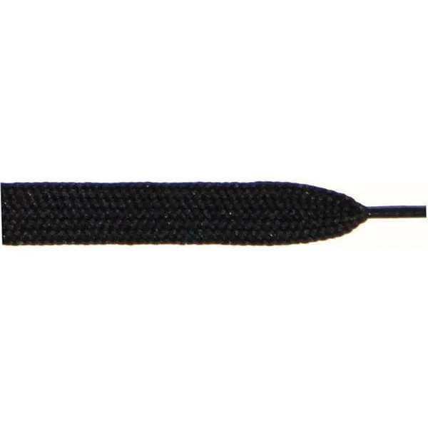 Thick Flat 3/4" - Black (12 Pair Pack) Shoelaces