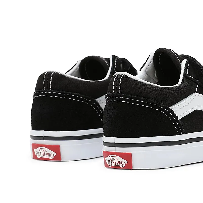 TODDLER OLD SKOOL VELCRO SHOES | BLACK