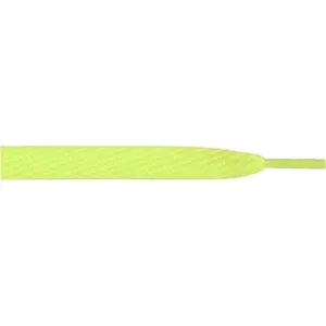 Wholesale Skateboard Flat 1/2" - Neon Yellow (12 Pair Pack) Shoelaces