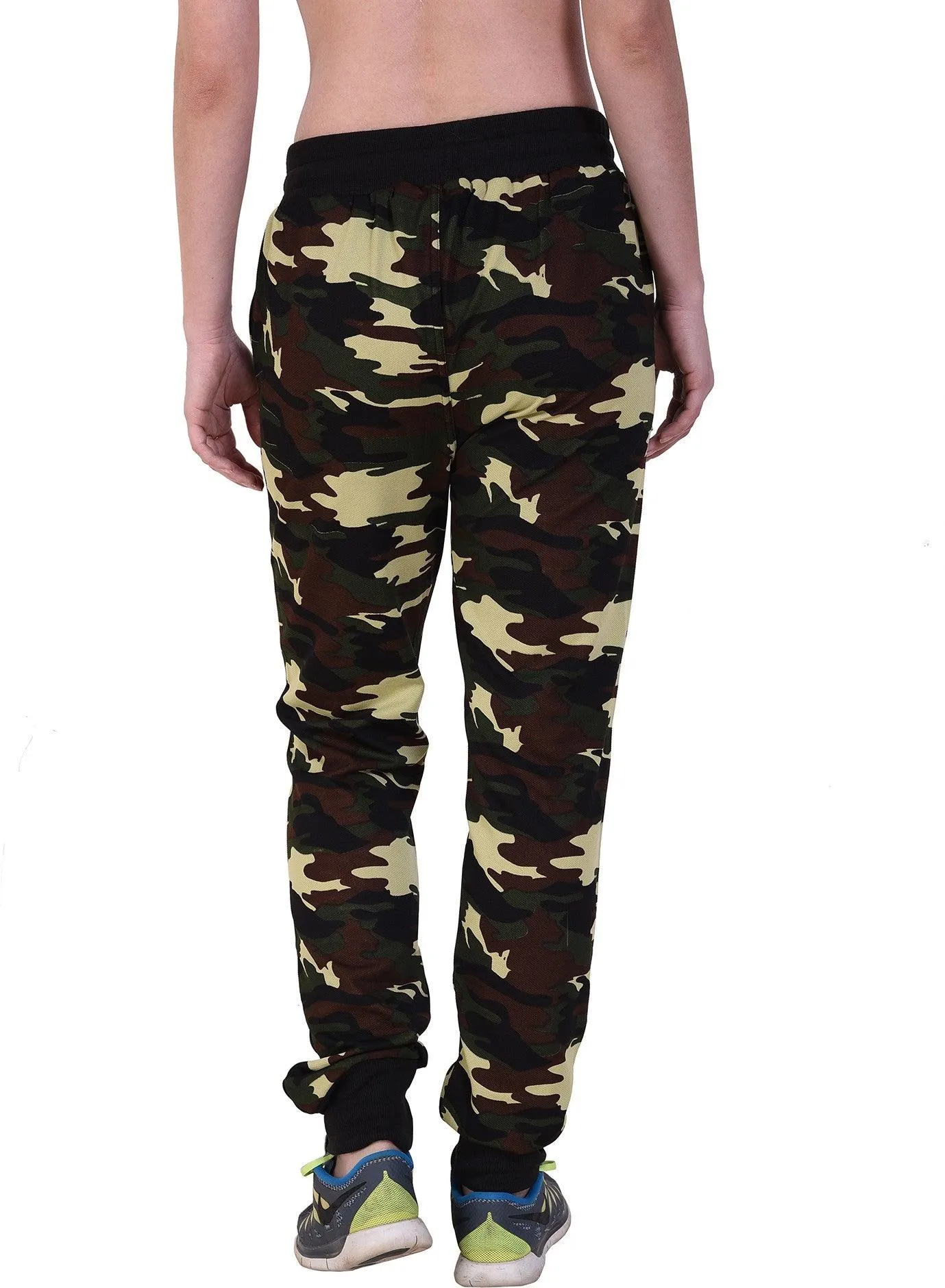 Women Multicolor Camouflage Joggers