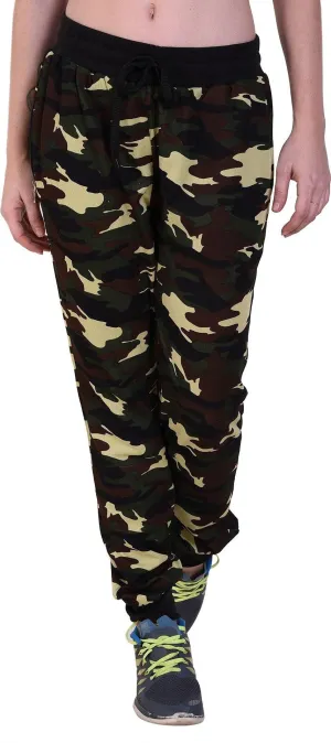 Women Multicolor Camouflage Joggers