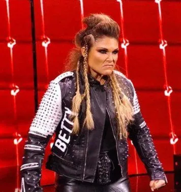 WWE Beth Phoenix Rockstar AWE Studded Leather jacket