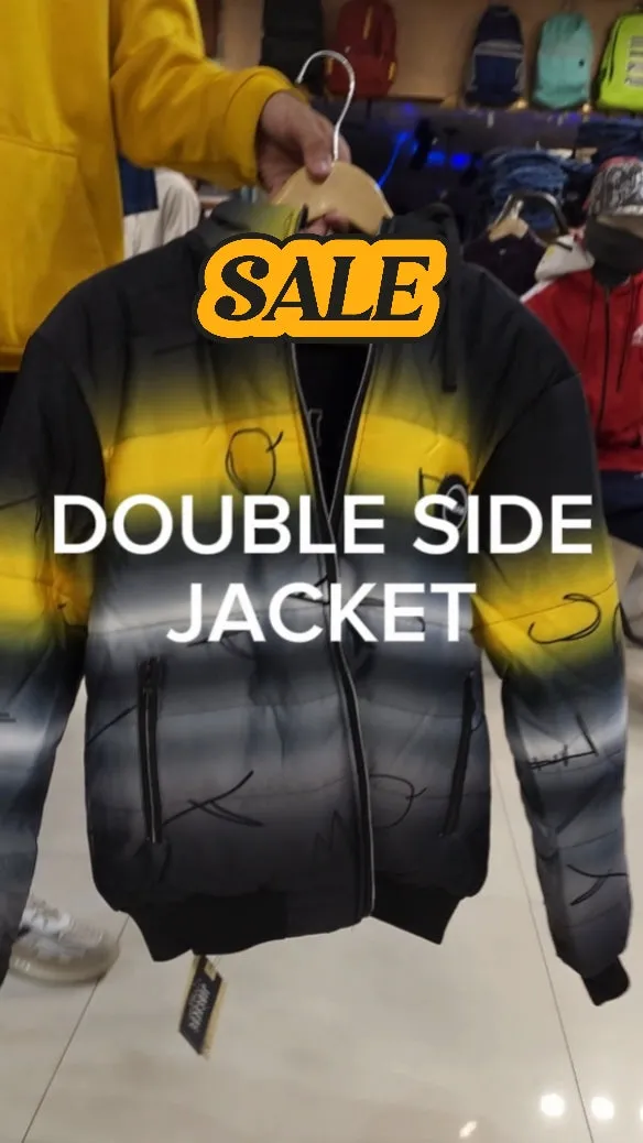 Yellow Double Sided Jacket Hoodie