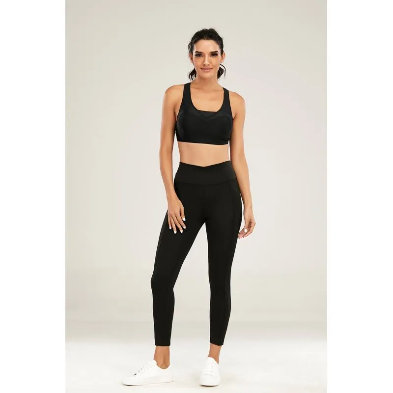 Yoga Crossed Quick-Drying Running Casual Sports Fitness Sports Leggings