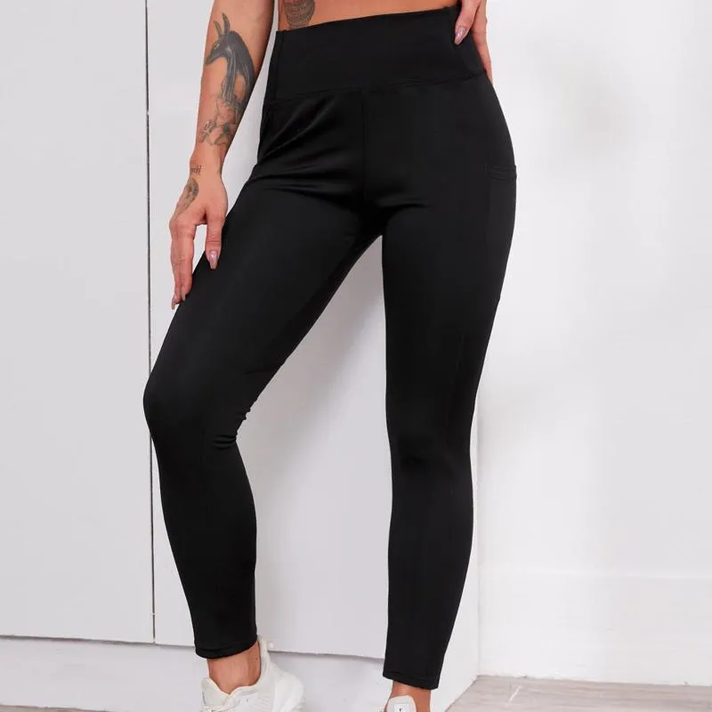 Yoga High-Waisted Tight-Fitting Fitness Pocket Naked Feeling Sports Leggings