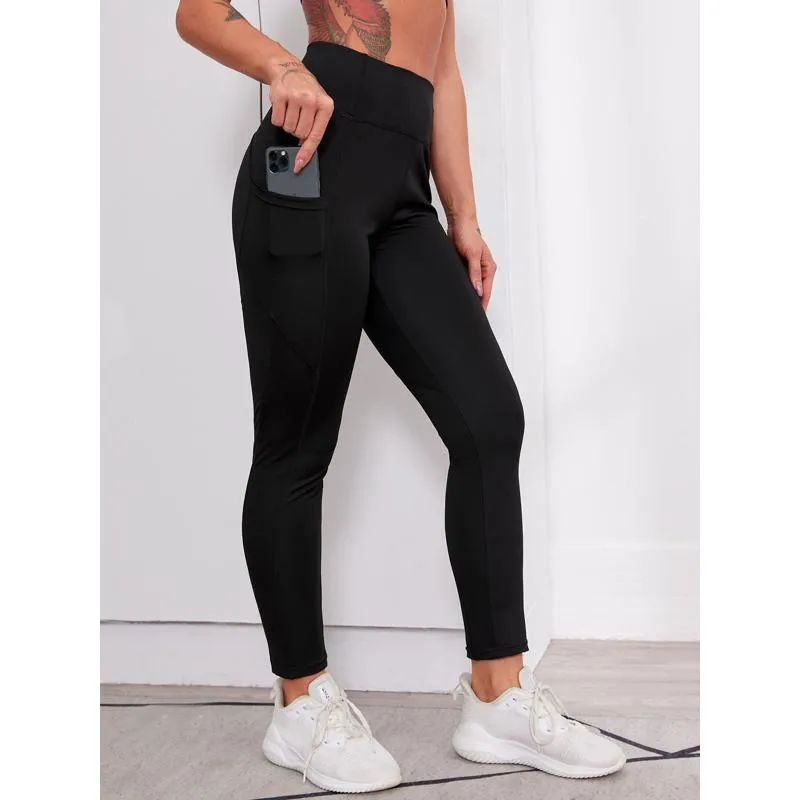 Yoga High-Waisted Tight-Fitting Fitness Pocket Naked Feeling Sports Leggings