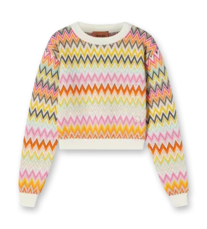 Zigzag Crewneck Multi